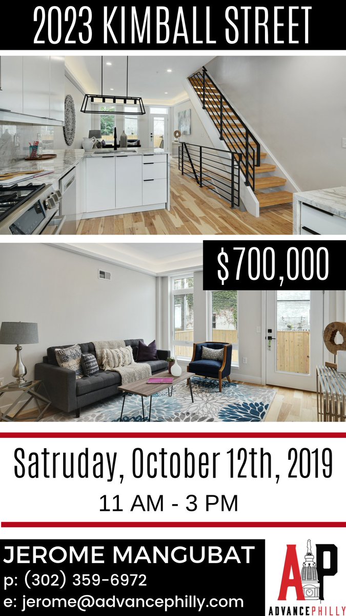 Mini_Mangs's tweet photo. #OpenHouse 2023 #Kimball St. #GraduateHospital #Philadelphia #Philly #PA #RealEstate #AdvancePhilly #kellerwilliams #luxury https://t.co/DS1LPVFwUY