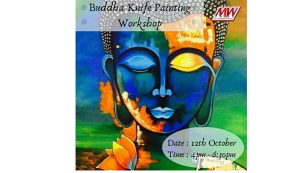 Skilltivate's tweet photo. #DailyWorkshop Buddha Knife Painting by Sanjana #booknow #LimitedSeats #Skilltivate https://t.co/YRSLh72dJR https://t.co/pibMiO8G0Z