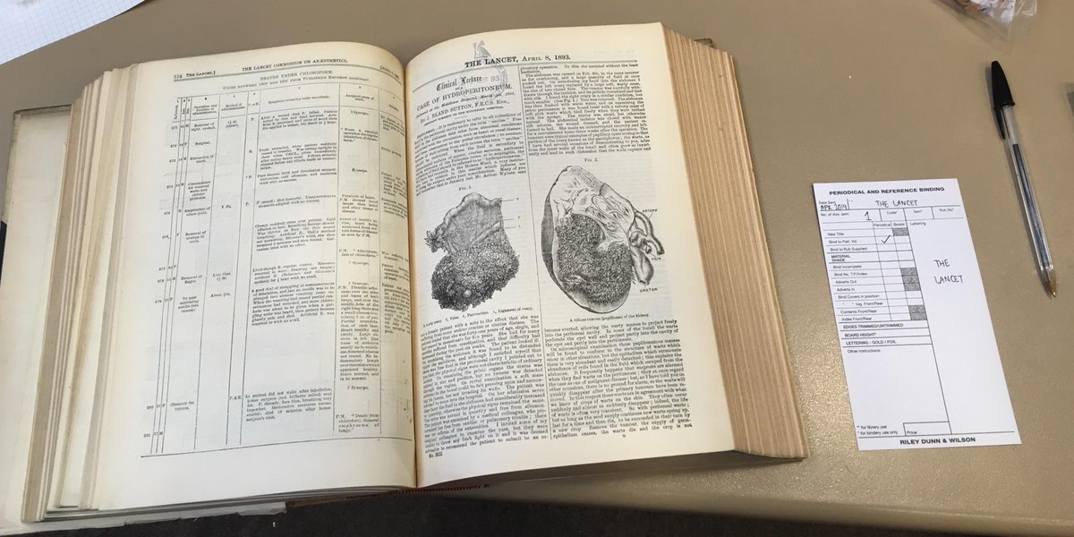 HunterianLondon's tweet image. RCS library books and journals are enjoying a holiday at the British Library while we rebuild our London home. Read about Jo’s visit to their robot store and discover how much work goes into a journal binding project; ow.ly/XYZ250wIuOc #LibraryBlog @britishlibrary
