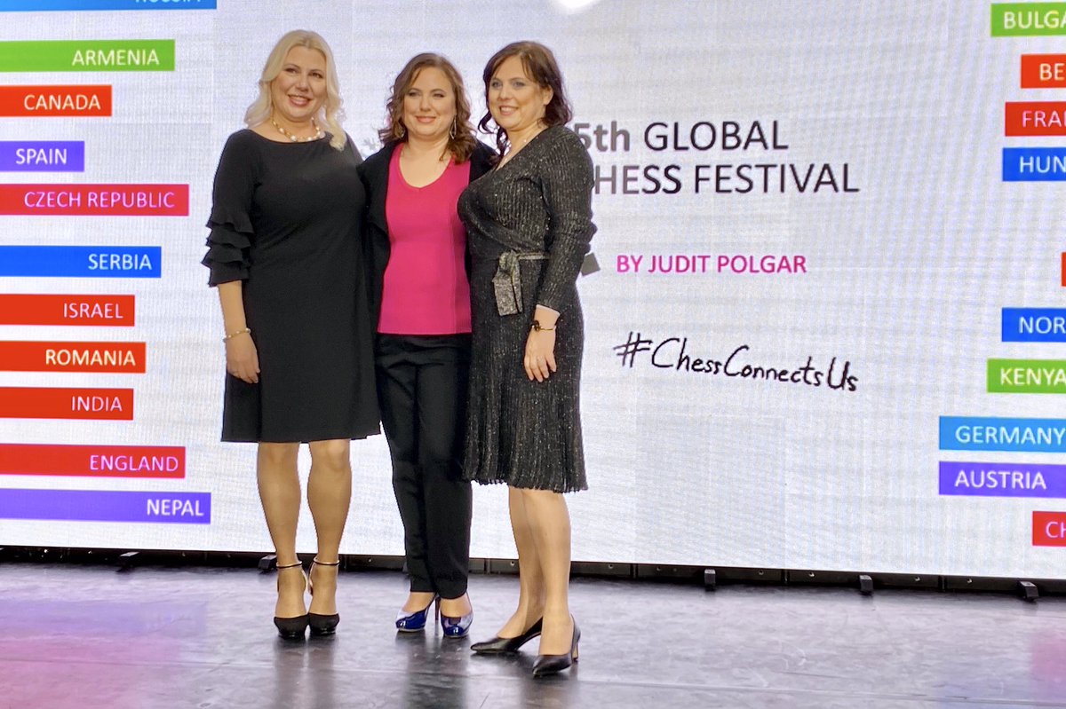 SusanPolgar's tweet image. Amazing event by my sister Judit #ChessConnectsUs
