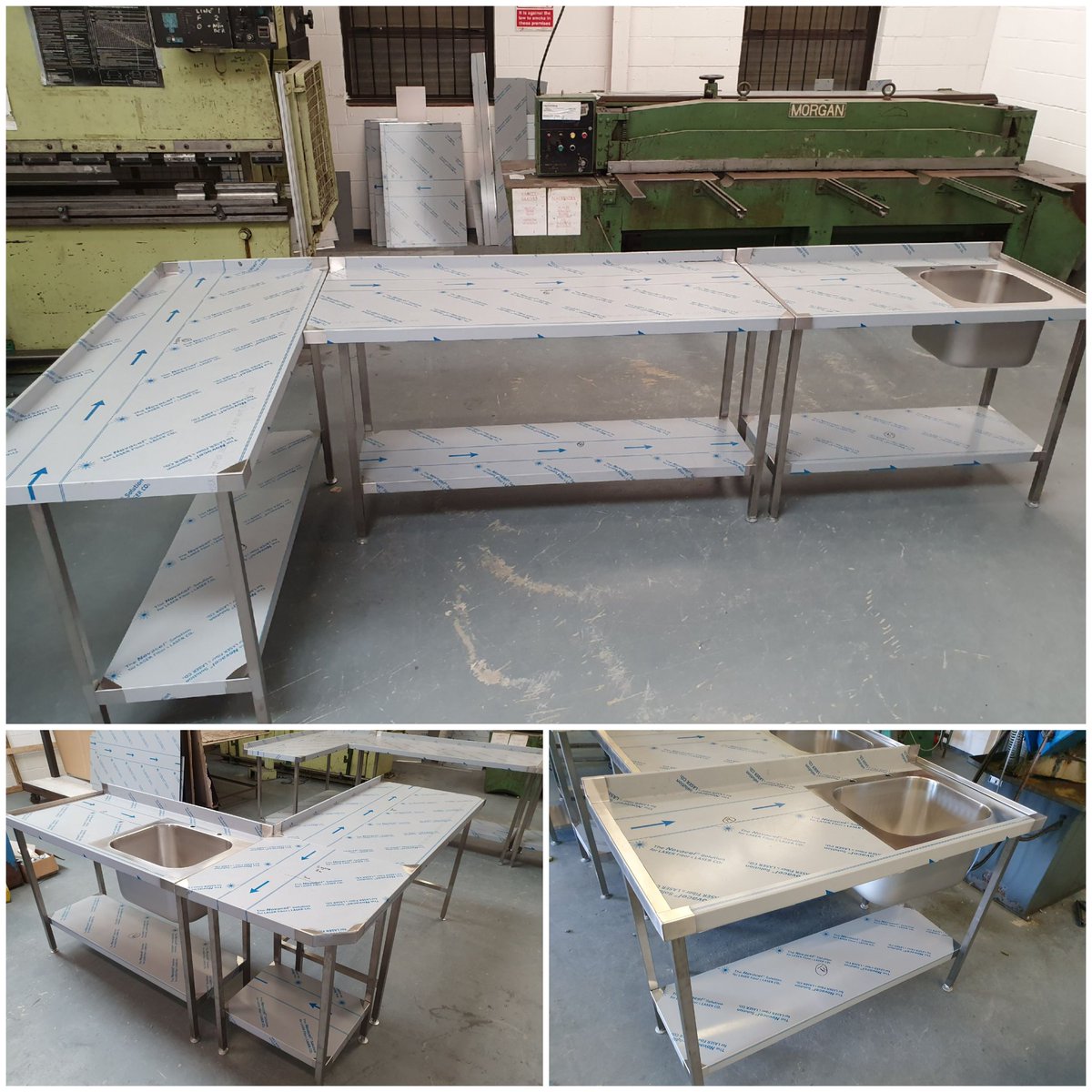 PCaterfab's tweet photo. Couple of sinks and benches from this week. https://t.co/GBvBa9uKrR