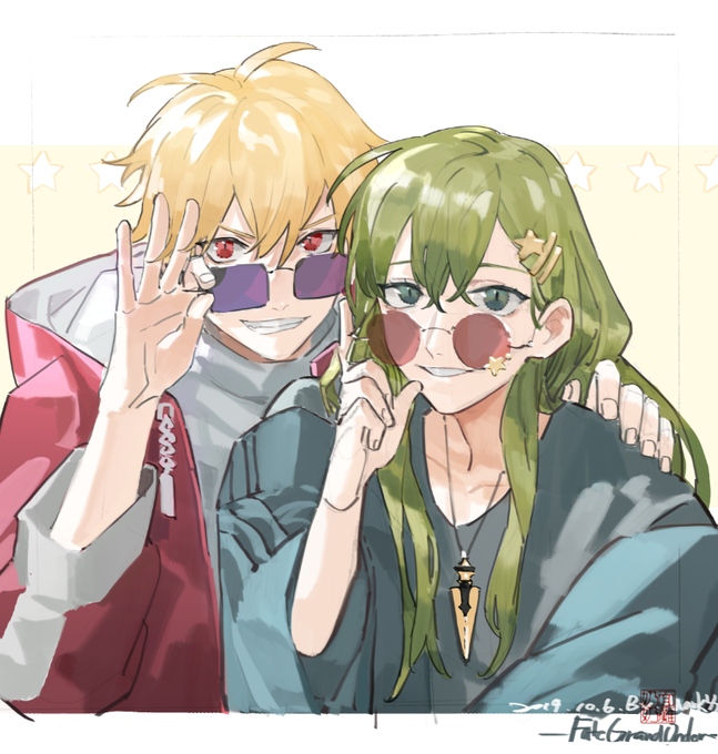 「adjusting eyewear」 illustration images(Oldest)｜4pages