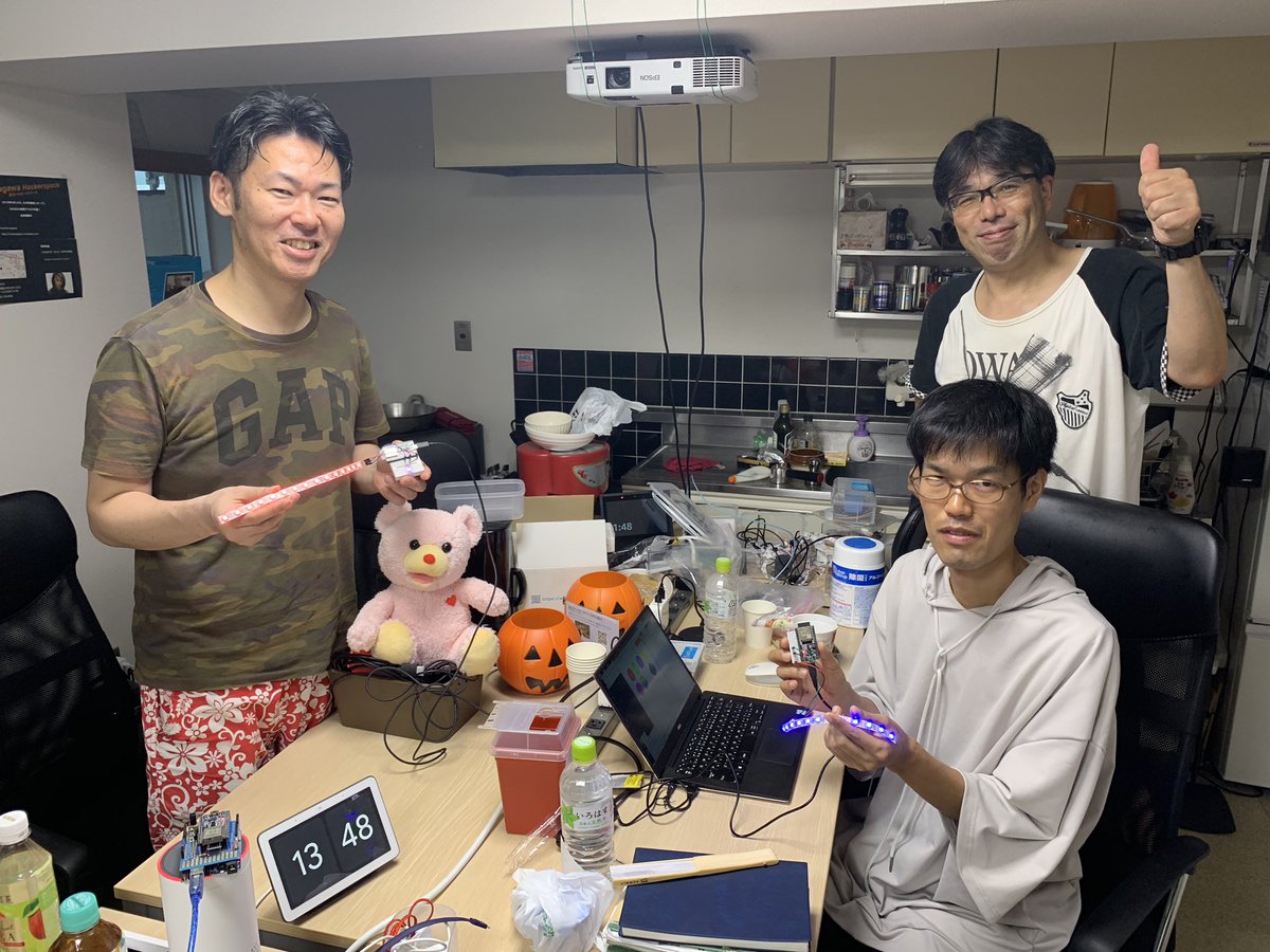 SteveKasuya2's tweet image. 先程本日開催のIoTラボのハンズオン無事終了しました。台風の中遠くからご参加ありがとうございました！ #iotlab #品川ハッカースペース 

AWS Amplifyハンズオン 
iotlab.connpass.com/event/147592/

Alexaスマートホームスキルハンズオン
iotlab.connpass.com/event/149229/