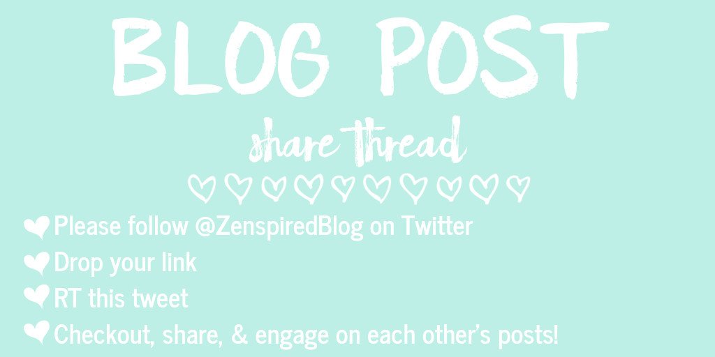 Roll_with_Soul's tweet photo. BLOG POST SHARE!

☀️Follow @ZenspiredBlog for daily share threads!
☀️Retweet this tweet
☀️Follow instructions in image below

Join my new FB group for more share/follow threads https://t.co/V9024zQQmO

#TheClqRT #influencerrt #bloggershare #goldenbloggerzRT https://t.co/wMPBQP1ryx