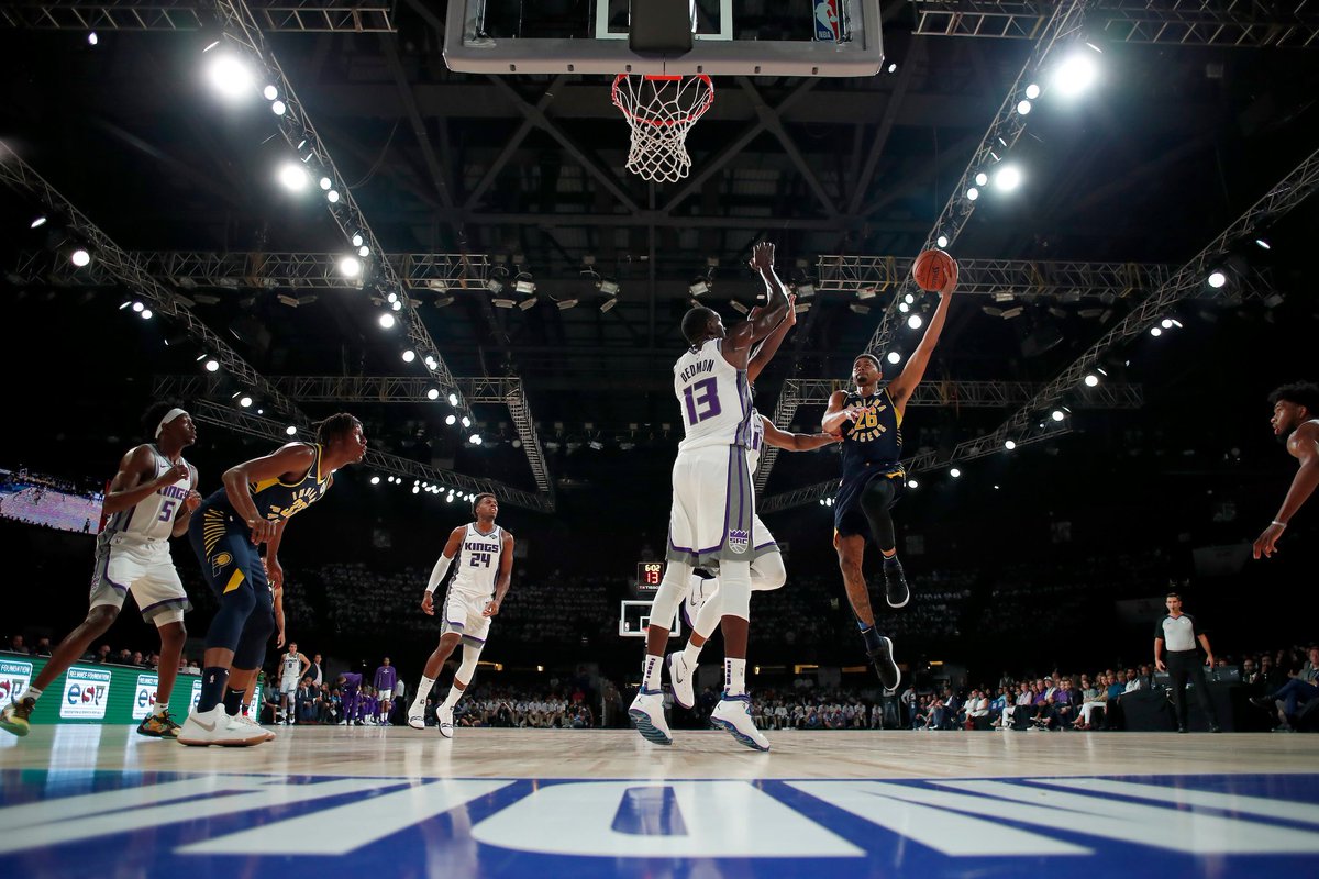 bookmyshow's tweet photo. From every dribble to on-air dunks, India finally witnessed the most enthralling game on Oct 4 & 5.
@nbaindia @pacers @sacramentokings
#ThisIsBIG #NBAinMyBackyard #BMSxNBA #NBAIndia #NBA #NBAIndiaGames #NBAinIndia #IndianaPacers #Pacers #SacramentoKings #Kings #BMSEvents https://t.co/Ki7EaAHt8F