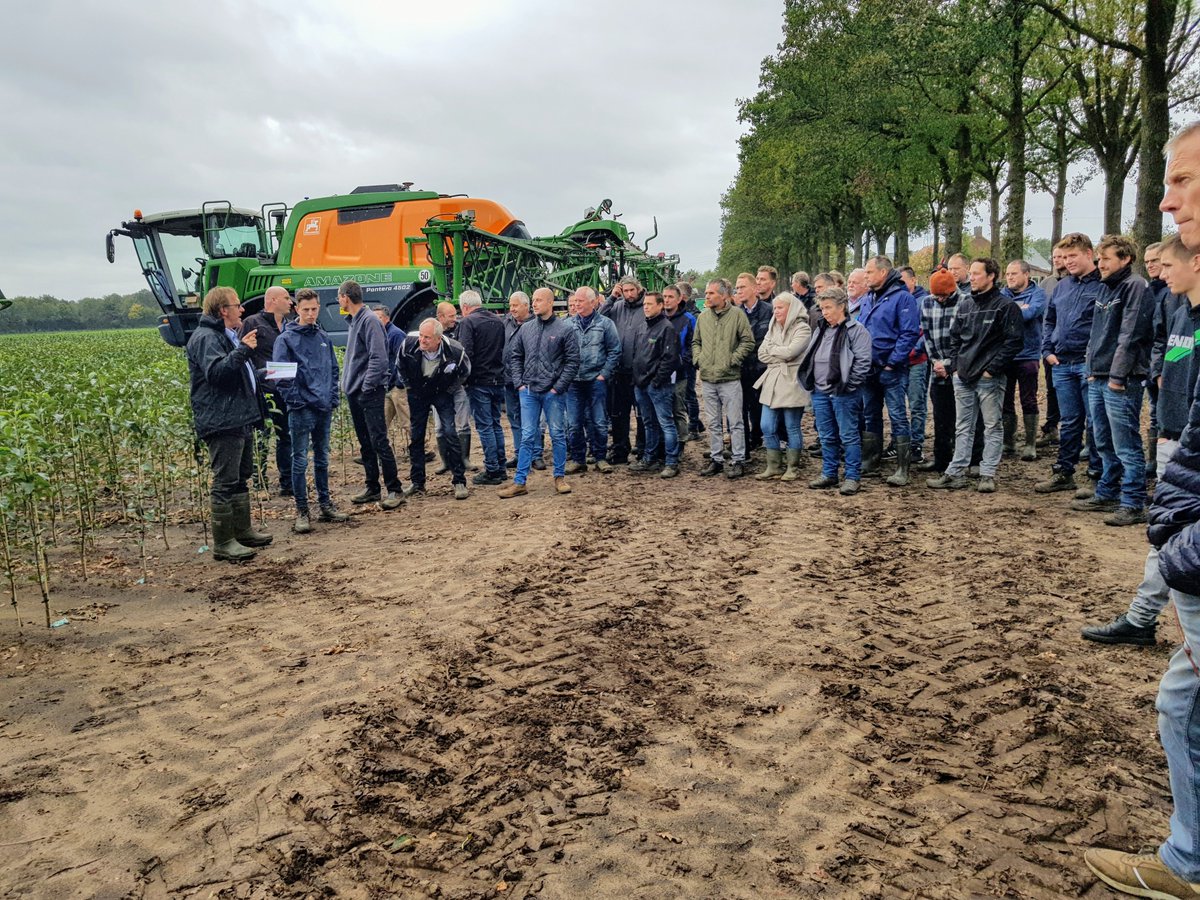 Gisteren veel belangstelling voor spuittechniek tijdens de bijeenkomst georganiseerd vanuit het POP 3 Limburg project.# limburgsegrond.nl