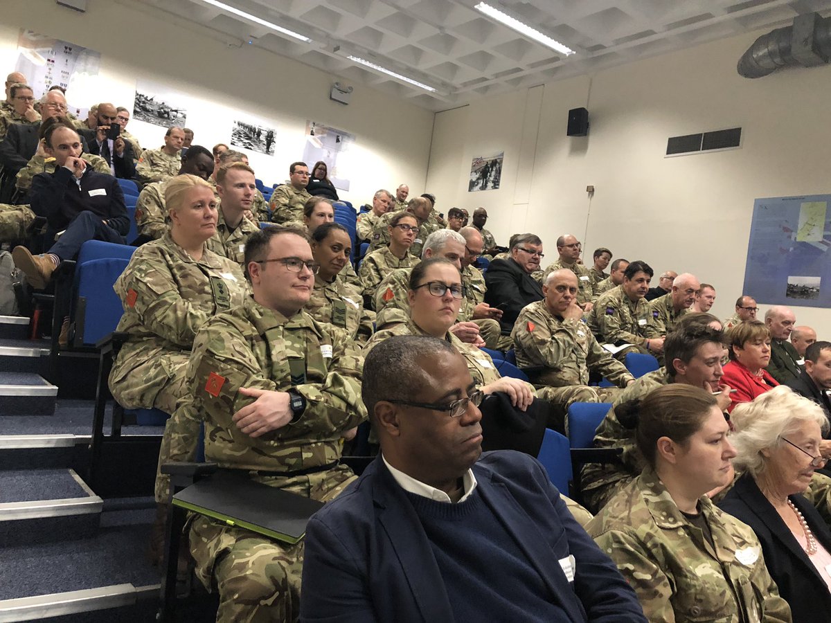ACFStepChange's tweet photo. Col Leona Barr-Jones @ComdtEssexACF is speaking today at the #ACFStepChangeConf19 @RMASandhurst about inclusive leadership & acceptable behaviours, an important part of the ACF! @ArmyCadetsUK @ACF_LGBT @ACFColCadets @acfbame https://t.co/VJxE1eCI1c