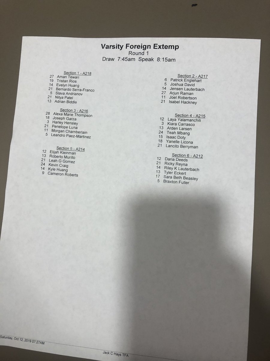HaysDebate's tweet photo. Extemp postings https://t.co/tOvcR1bRZF