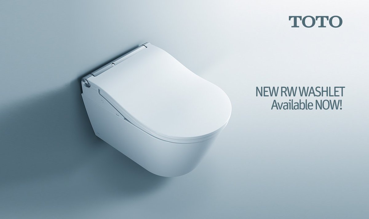 BrauschDhl's tweet photo. Stunning NEW RW WASHLET now available to order from TOTO! With heated seat, deodoriser, dryer, EWater+, auto opening seat and loads more! Find out more by following this link https://t.co/xZ7PvnTsDS. @TOTO_UK_  #washlet #bathroom #interiordesigner https://t.co/ZEcbcwp1x3