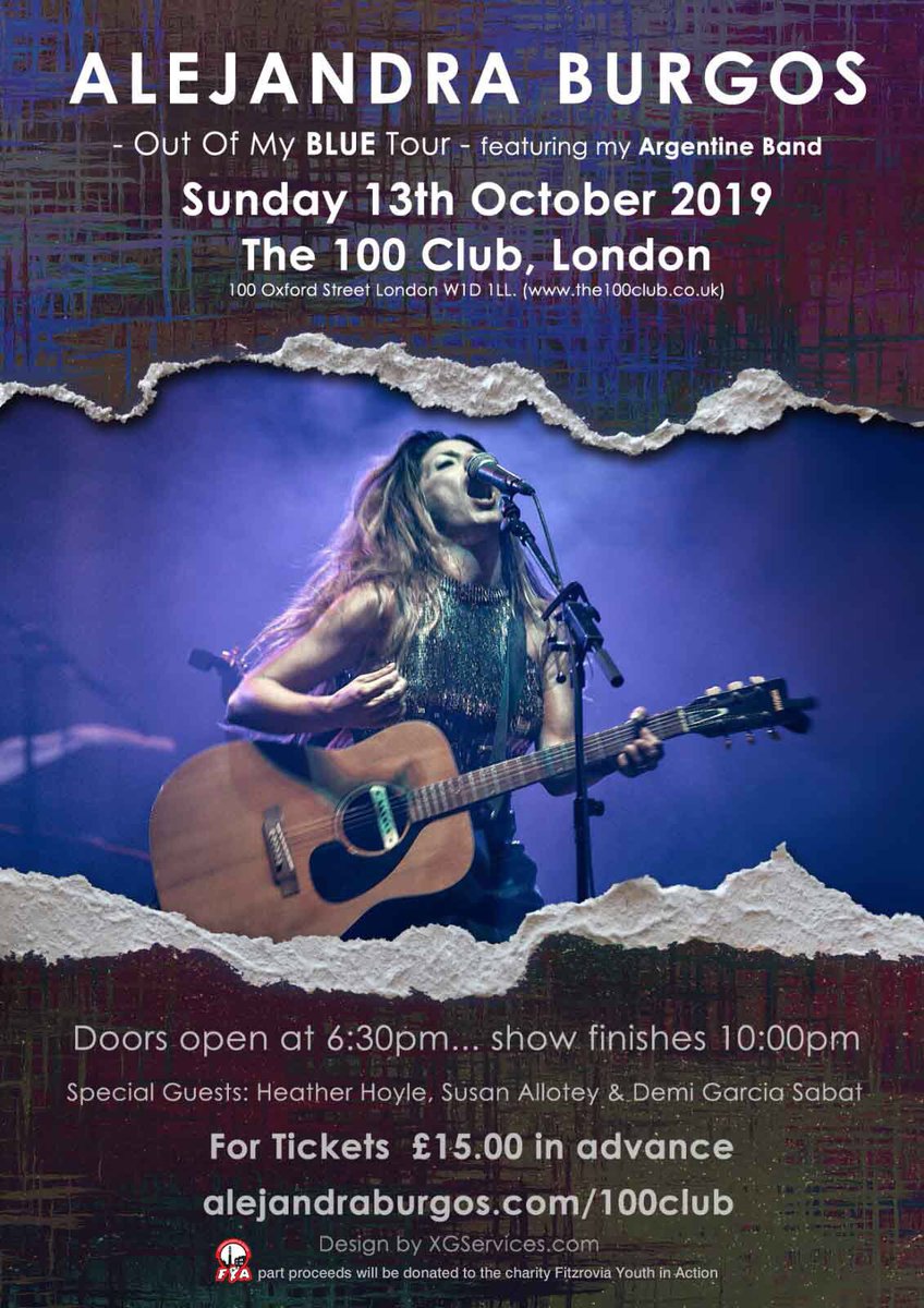 Fitzrovia Youth in Action (@fyaonroad) on Twitter photo Donβt forget you can still join us tomorrow <a href="/100clubLondon/">The 100 Club</a> to see the brilliant <a href="/AleBurgosMusic/">Alejandra Burgos</a> being supported by @KyLewisofficial and Yasmine MB! #fundraising #music #community Donβt forget you can still join us tomorrow <a href="/100clubLondon/">The 100 Club</a> to see the brilliant <a href="/AleBurgosMusic/">Alejandra Burgos</a> being supported by @KyLewisofficial and Yasmine MB! #fundraising #music #community