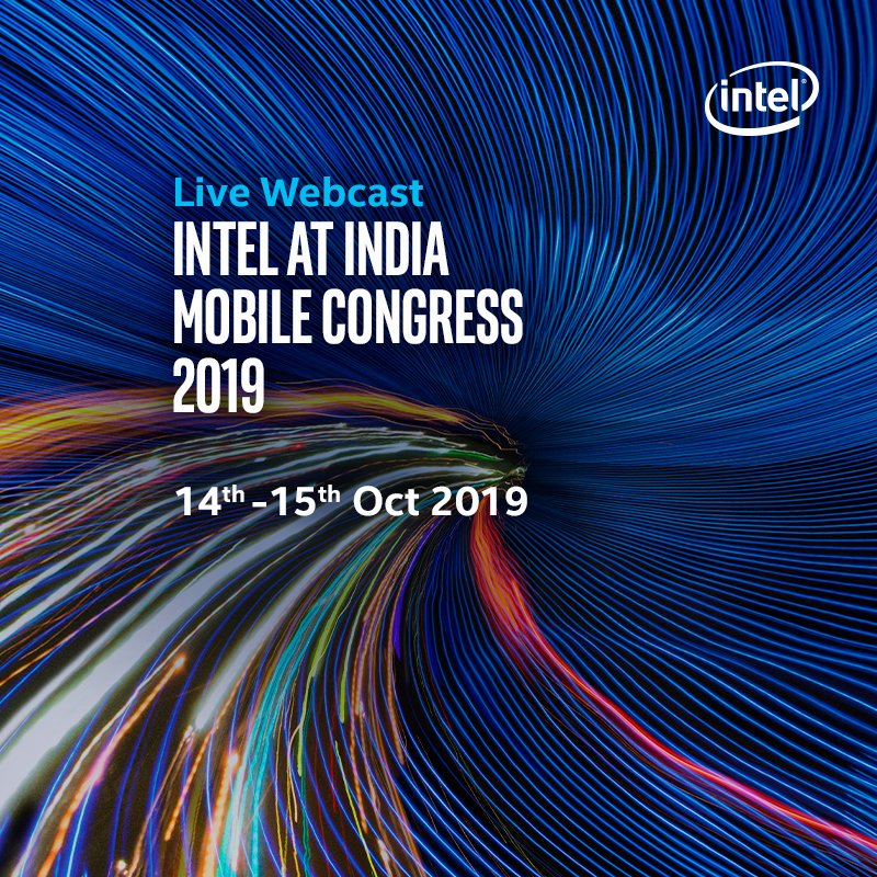 IntelIndia's tweet photo. Watch engaging panel discussions live from #IMC2019 as #Intel leaders discuss the future of #5G, NFV, #IoT & #AI
Watch the live webcast at https://t.co/uwsPH9PBXo
#IntelAtIMC #TheFutureIsAtIMC https://t.co/mmJ4Uz3iOx