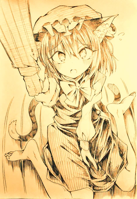 ねえ…お外すごい音してるよ…今日くらいお家にいようよ……ねぇってば? 