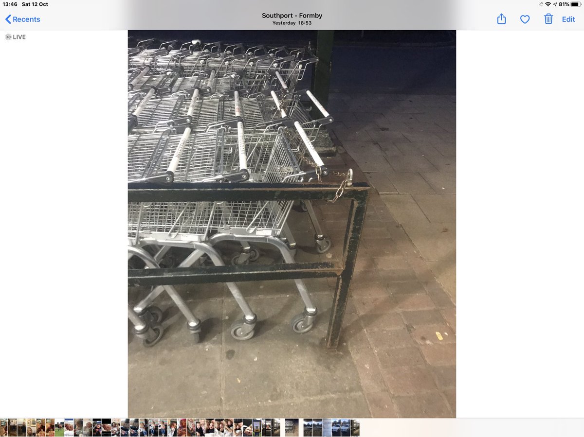 petecdodd's tweet photo. @MarksnSpence hi. I was at your formby store yesterday at 6.45 pm. The auto doors were locked and the trolleys were locked. Is this normal practice. I went to sainburys 100 meters away. Rather disappointed with m&amp;s https://t.co/vd6A38EuHF