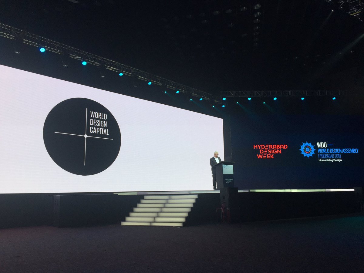 AjuntamentVLC's tweet image. 📐 We receive the official distinction as #WorldDesignCapital 2022 for #València 🖋️ at the general assembly of the #WDO, which is being held in #Hyderabad (India) 🇮🇳. Thank you very much for granting us with this designation! #WDC2022 #design4abetterworld #WDAssembly19