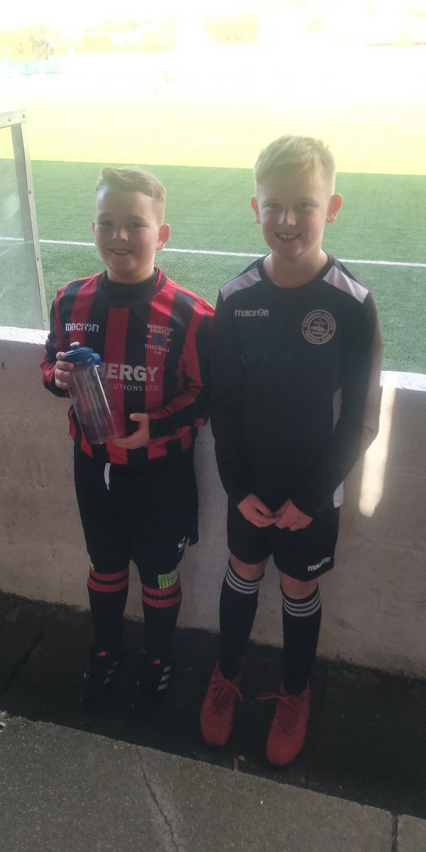 Great to see two Type1 Superheros on  the pitch playing for their 2008s at @CumnockJnrsFC @CJCEnterprise this morning! Well done Aiden from @Bonnyton1912 and @MurdochLochlan our wee Cumnock champ! Well done boys 💙⚽💙#t1dwontstopme