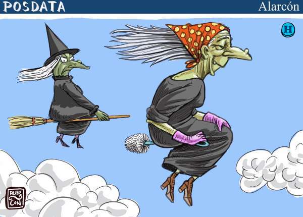 heraldodemexico's tweet photo. Humor de fin de semana con la #Postada de @alarcondibujos 👨🎨🧙🏻♀➡️ https://t.co/50me3eWTeO https://t.co/9HX6f1URRD