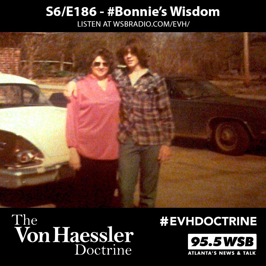 JaredYamamoto's tweet photo. The Von Haessler Doctrine S6/E186 - “#BonniesWisdom” is ready on https://t.co/4qcyLDtkRW, the @wsbradio APP, and most podcatchers.

Join Eric, @TimAndrewsHere, @autopritts, and me as we chat about #classroomstress, Trump's #bluerally, #sweetporn, and much more! #EVHDoctrine #WSB https://t.co/jvoAaPUW0o