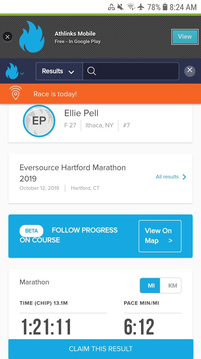 RalstonRunning's tweet photo. Go @gazzellie !!!! https://t.co/2GJn4XU7Zn