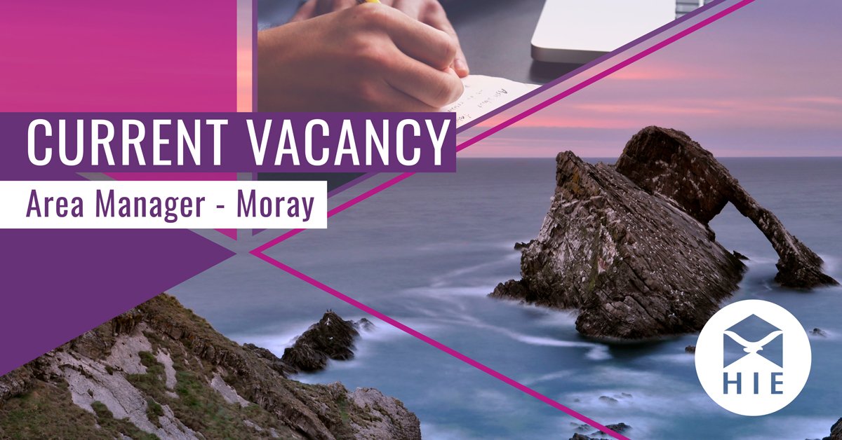 There is still time left to apply for our Area Manager vacancy based in Moray! As part of this role the successful candidate will lead on the delivery of our area plan for activity in Moray. 

Find out more about the role and apply here - hie.co.uk/vacancies