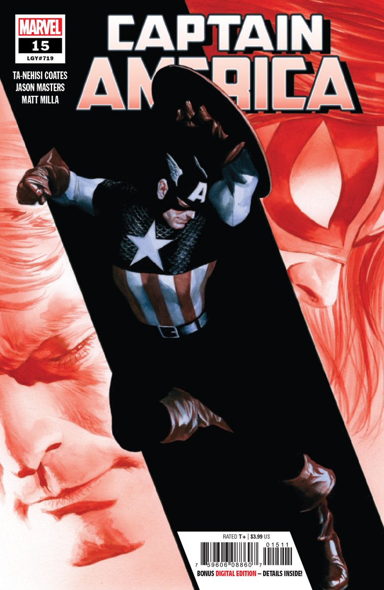 TheBigBang_'s tweet photo. Out this #NCBD!

CAPTAIN AMERICA #15!

By #TaNehisiCoates, @thejasonmasters, #MattMilla, @JoeCaramagna, #CarlosLao, @shanera8, @AlannaWrites and @TomBrevoort 

Cover by @thealexrossart https://t.co/4jao0ryMd0