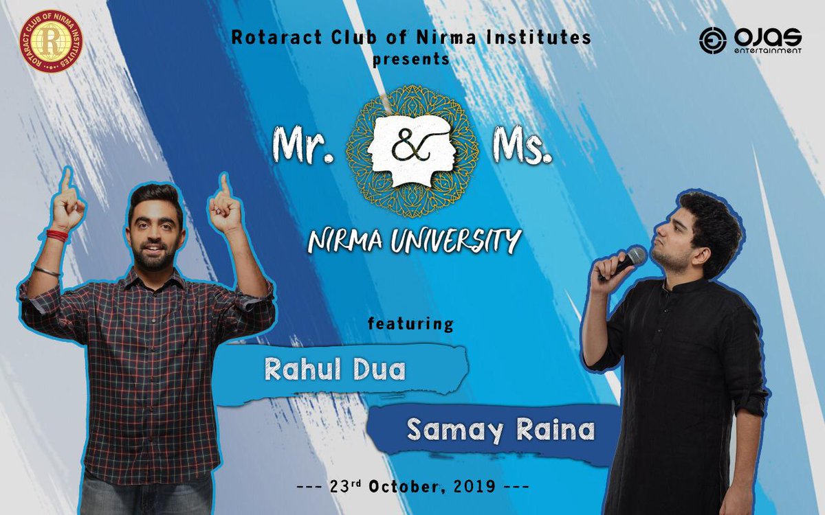 rcni_95's tweet photo. Over the years, we have had some amazing artists perform their talents for us in MnM.  But this time we are having not one but TWO standup comics who've taken the world one laugh at a time. 
Grab some nachos and gear up for the hilarious combination just for you on 23 Oct 2019! https://t.co/DGm2mRwySS