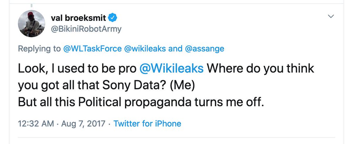 17. Here's the bombshell though  @AdamSchiff  @SpeakerPelosi  @RepCummings  @RepJerryNadler  @FBI  @ODNIgov  @SDNY  @CIA you're little bought off informant.. guess what, HE worked directly with Wikileaks and provided them with stolen data oops. Good luck defending that.