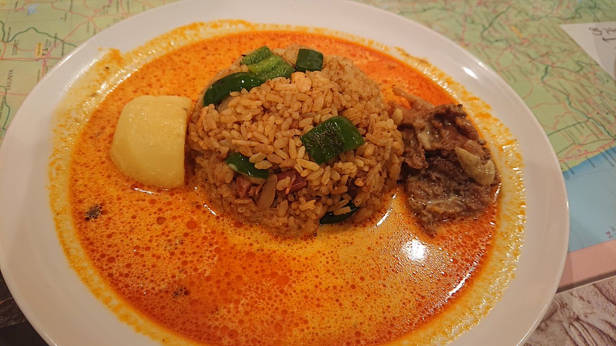 いいね おいしいね ハルスリランカ 福岡県春日市 スリランカカレー を堪能 ドライカレー を頼みましたがライスがピラフで鶏肉とポテトのカレーでしたね 日本基準辛口 Mild を頼みますが かなり辛い 現地のカレーはどんだけ辛いのか