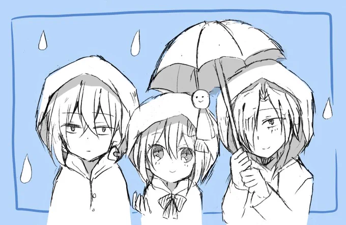 お題箱より
【雨の日のカッパ】

お題、ありがとうございます!
#WitchsHeart 