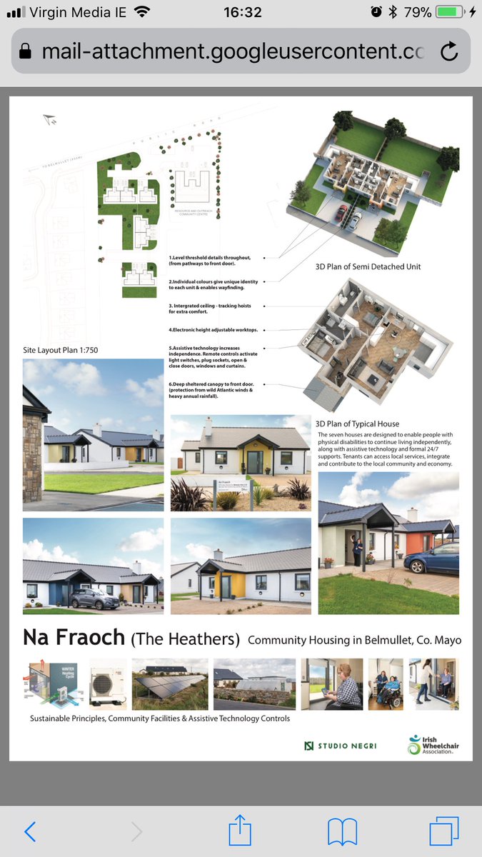 We're delighted that the housing scheme in Belmullet with IWA &amp; Mayo County Council won the Allianz &amp; Irish Council for Social Housing Community Housing Award 2019. ''Recognising excellence in Design, management, Community Development &amp; Sustainability.''