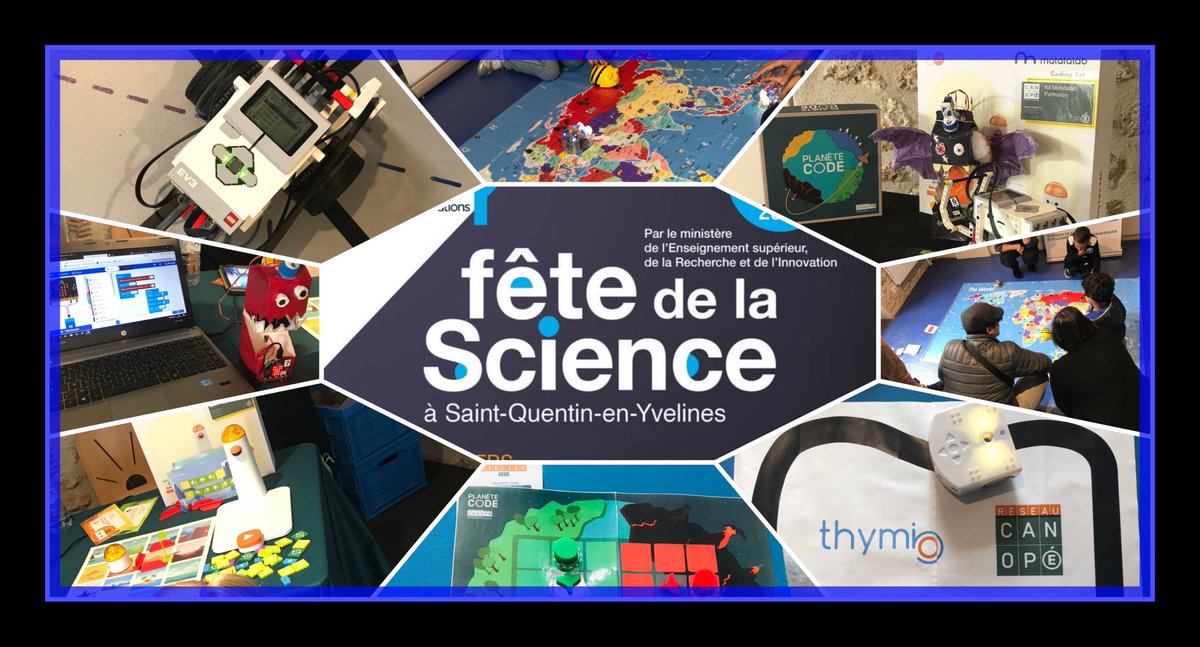 canope_78's tweet photo. 🧪 Fête de la science 🧬@sqy @VilleElancourt @Les_Yvelines 2ème journée🎬 !
🤖 Parents et enfants découvrent la robotique et la programmation avec l’équipe de l’Atelier @canope_78 !
#robotique #Planetecode #numerique @Marlene_B78 @PldutPatricia @fstutz_ https://t.co/XVmTQyavMA