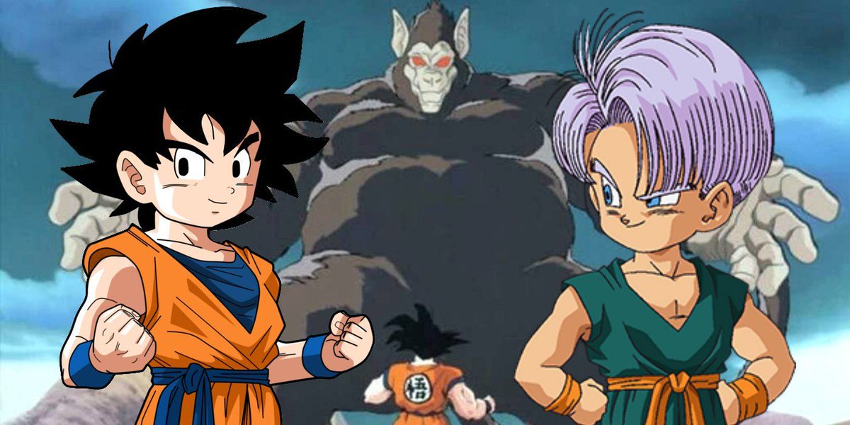Why Goten & Trunks never turned into Great Apes in. pic.twitter.com/B6q...