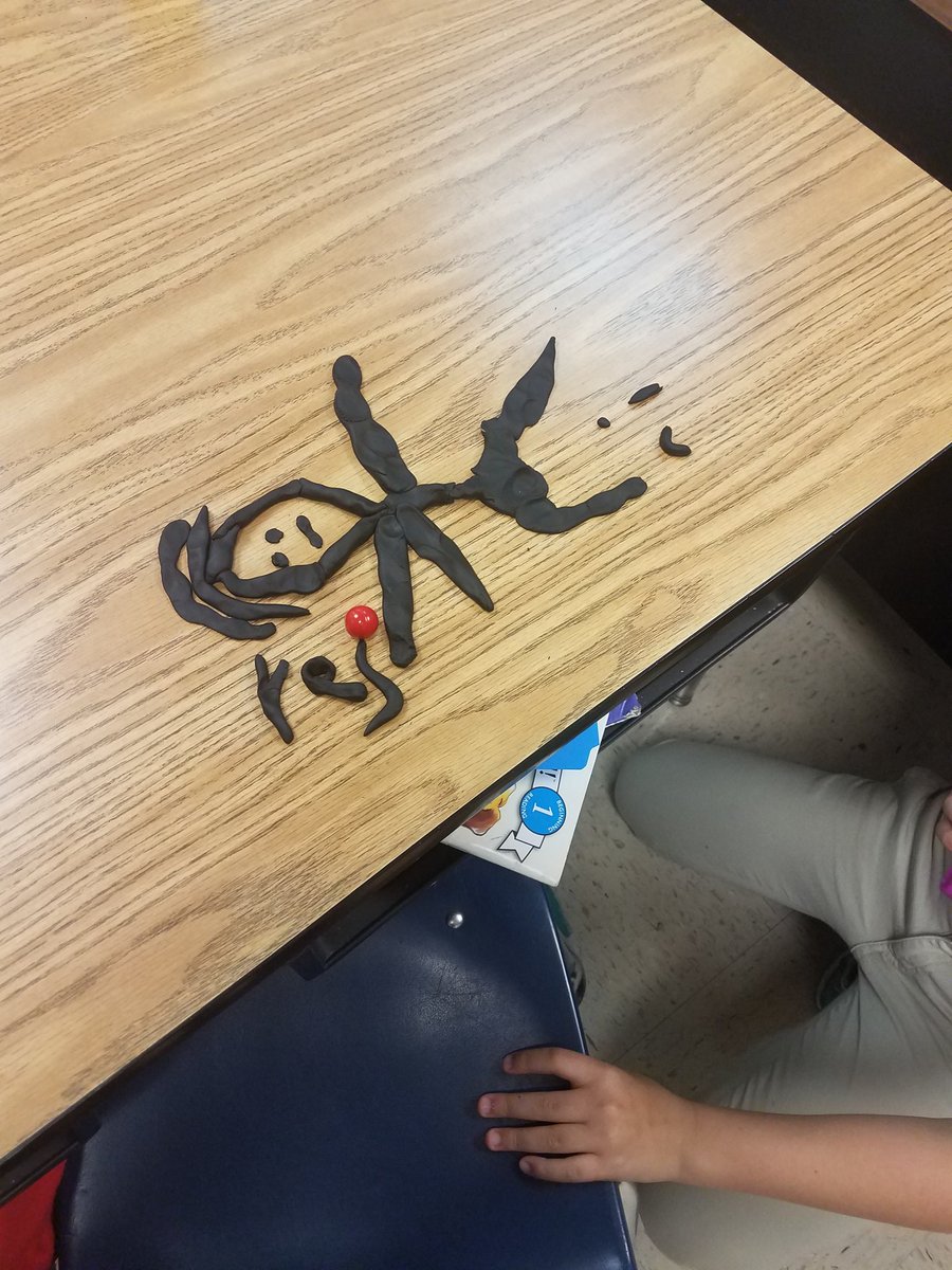 AnnaFree601's tweet photo. These awesome thinkers had to create a maze out of play dough and then use a magnet under the table to move their magnetic marble through the maze!🤔 This took some brain power!💪 https://t.co/QLXOJuMihF