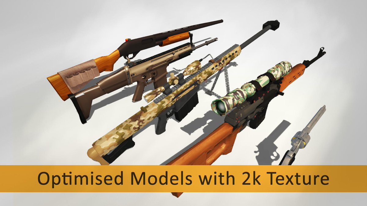 crewolves's tweet image. #deadly realistic guns with ready 2 use #prefabs
#gamedev #GameAssetsCreation #gamedevelopment #indiedev #indie #3DModeling #madewithunity #GameDesign #gameasset #gameart #GAMEREADY #unity3d #Unity #Blender3d #Gun #Crewolves #lowpoly #Download Now
👉[ u3d.as/YHz ]👈