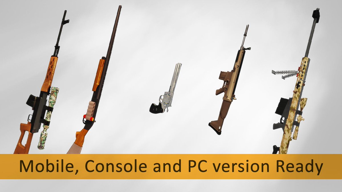 crewolves's tweet image. #deadly realistic guns with ready 2 use #prefabs
#gamedev #GameAssetsCreation #gamedevelopment #indiedev #indie #3DModeling #madewithunity #GameDesign #gameasset #gameart #GAMEREADY #unity3d #Unity #Blender3d #Gun #Crewolves #lowpoly #Download Now
👉[ u3d.as/YHz ]👈