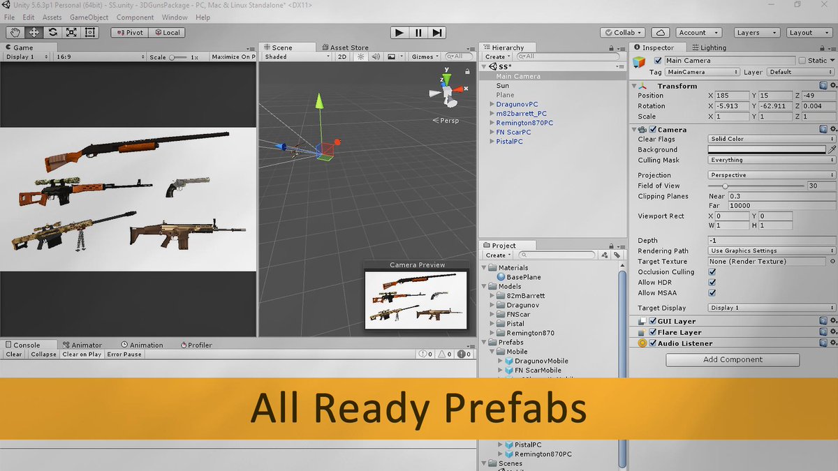 crewolves's tweet image. #deadly realistic guns with ready 2 use #prefabs
#gamedev #GameAssetsCreation #gamedevelopment #indiedev #indie #3DModeling #madewithunity #GameDesign #gameasset #gameart #GAMEREADY #unity3d #Unity #Blender3d #Gun #Crewolves #lowpoly #Download Now
👉[ u3d.as/YHz ]👈