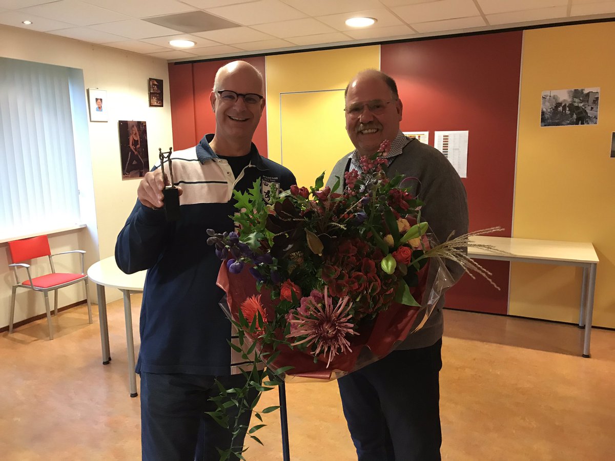 JoopHuizing's tweet photo. Gisteren bijeenkomst bestuur en provinciale coördinatoren ABWC. Evaluatie seizoen en voorbereiding 2020. Tevens afscheid genomen van onze voorzitter Jan van Amerongen die na 10 jaar het stokje overdraagt. Jos Delpeut en Martin Verhoef namen ook afscheid. https://t.co/4Gvzk9PK8a