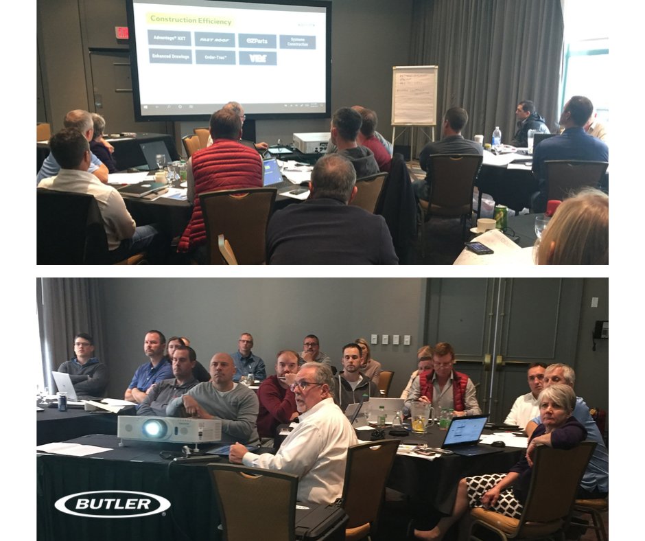 butlerbuildings's tweet photo. A group of #ButlerBuilders recently underwent training in Vancouver, BC, on the sales presentation tool Butler Manufacturing™ offers its Builders. Missed this class? Builders can sign up for the next training event in Dallas, TX, October 29 - 30, 2019 on MyBuilderNet. https://t.co/JsgXPv1bj9