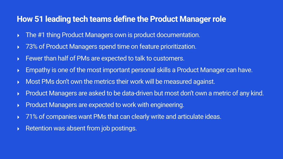 How 51 leading tech teams define the #Product #Manager role 
producthabits.com/product-manage…

#productmanager