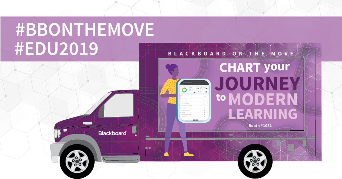Blackboard's tweet photo. Putting the pedal to the metal as we make our way to #EDU19! Can't wait to hear from some of the brightest minds in #EdTech and share what's new with #BbLearn #BbAlly #BbStudentServices #BbData https://t.co/u6ekN4GWfy https://t.co/sqSHD6xzg7