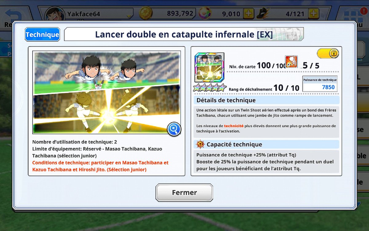 yakface64's tweet image. Enfin! Skills suivantes maintenant ...
#captaintsubasazero
