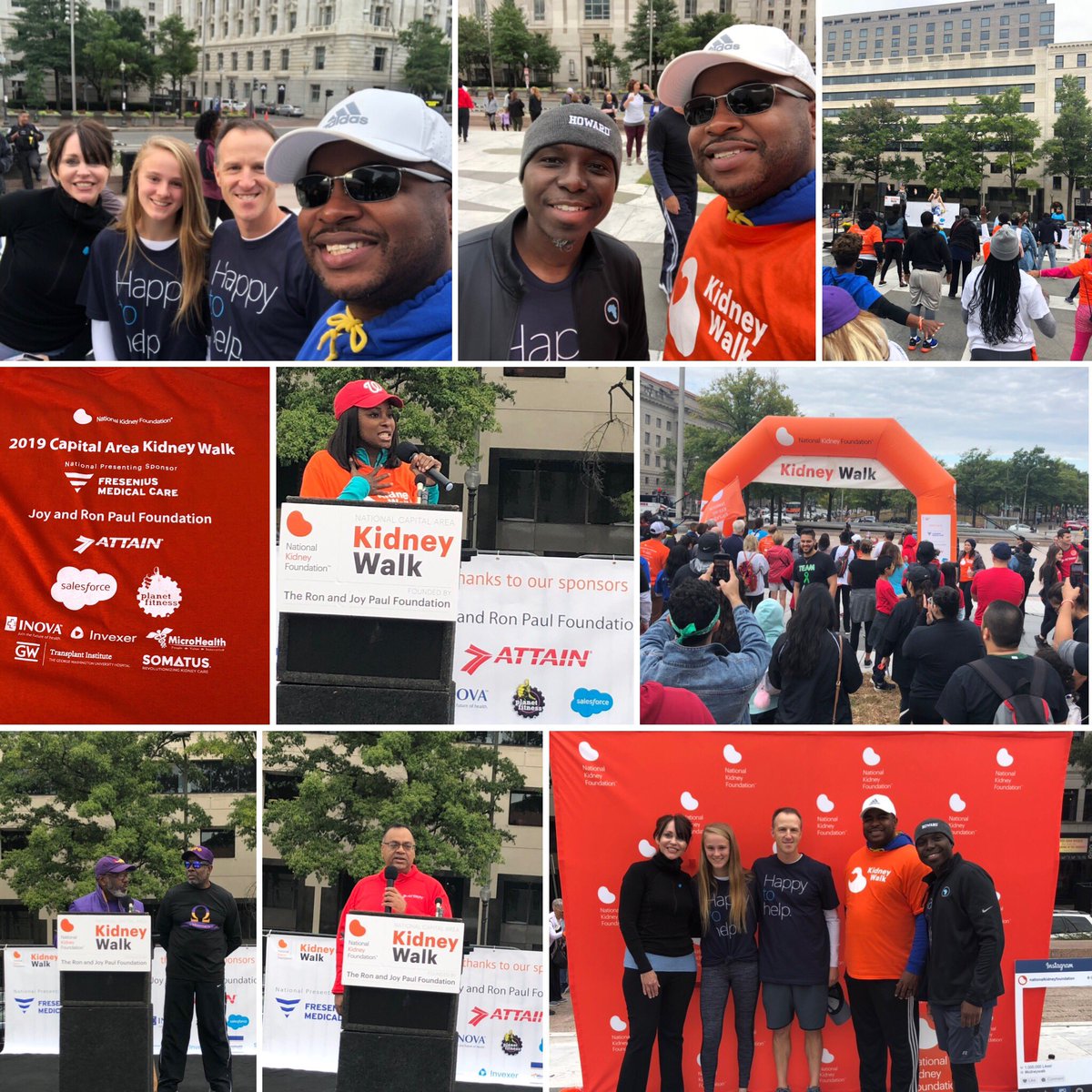 #NationalKidneyWalkDC Great day for a phenomenal cause! Congratulations to @AttainLLC for being the #1 fundraiser for 2019! #BlazeYourTrail!