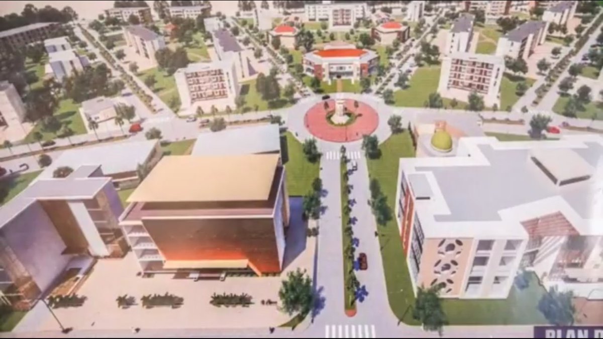 mackyste2024's tweet photo. Le Président Macky Sall a visité le complexe universitaire à vocation islamique de Touba. Un projet dont les travaux de la 1ère phase sont réalisés à 70%.
#kebetu 
@AprChine 
@elhadjkasse 
@Macky_Sall https://t.co/GwpWURuN6r