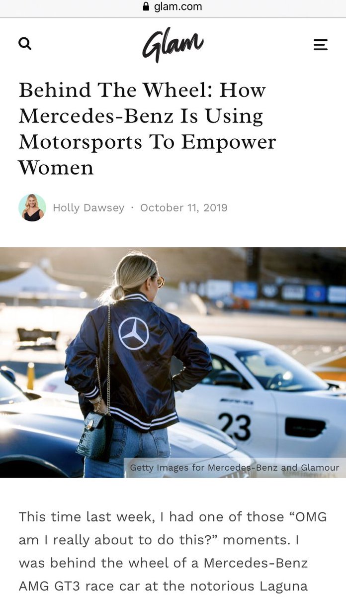 SheaRacing's tweet photo. My office is a $250,000 steering wheel! Recently the U.S. AMG Driving Academy hosted @glamourmag Magazine’s “Behind The Wheel: How Mercedes-Benz Is Using Motorsports To Empower Women” event! Link:👇🏻👇🏻👇🏻 
 https://t.co/d1ZgfLe4wq https://t.co/93AEi5bba2