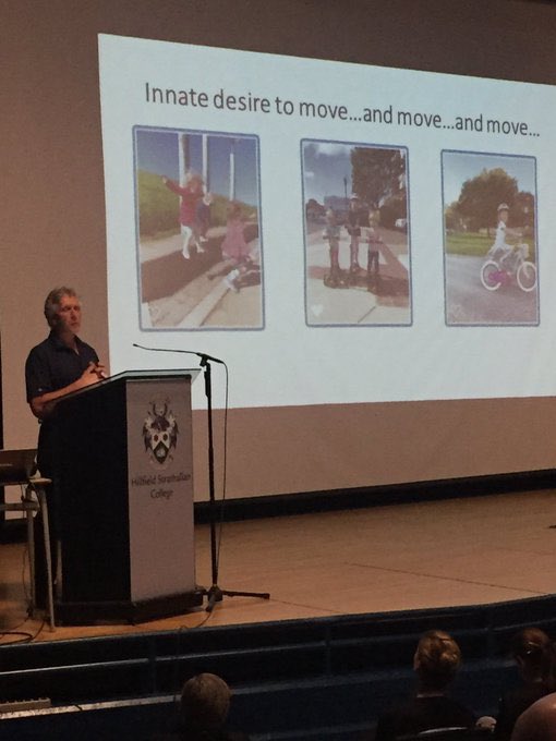PlayocracyInc's tweet photo. #OPLS2019 Keynote Speaker @mj_chamberlain left us with points to ponder:
1) Lead by example - walk the walk
2) We are the problem to childrenโs inactivity & play deprivation BUT
3) We are also the SOLUTION https://t.co/oHMUqmJTUb