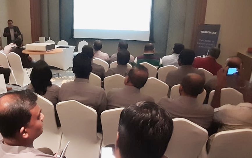 Surojit_Dasgupt's tweet photo. Full house @Forescout session at Weekend CXO Forum in Hambantota ,Sri Lanka .Thanks to South Asian Technologies Team for organising a grand show at a fantastic venue . 
#devicevisibilityandcontrol
#cybersecurity https://t.co/7dk63yNOOl