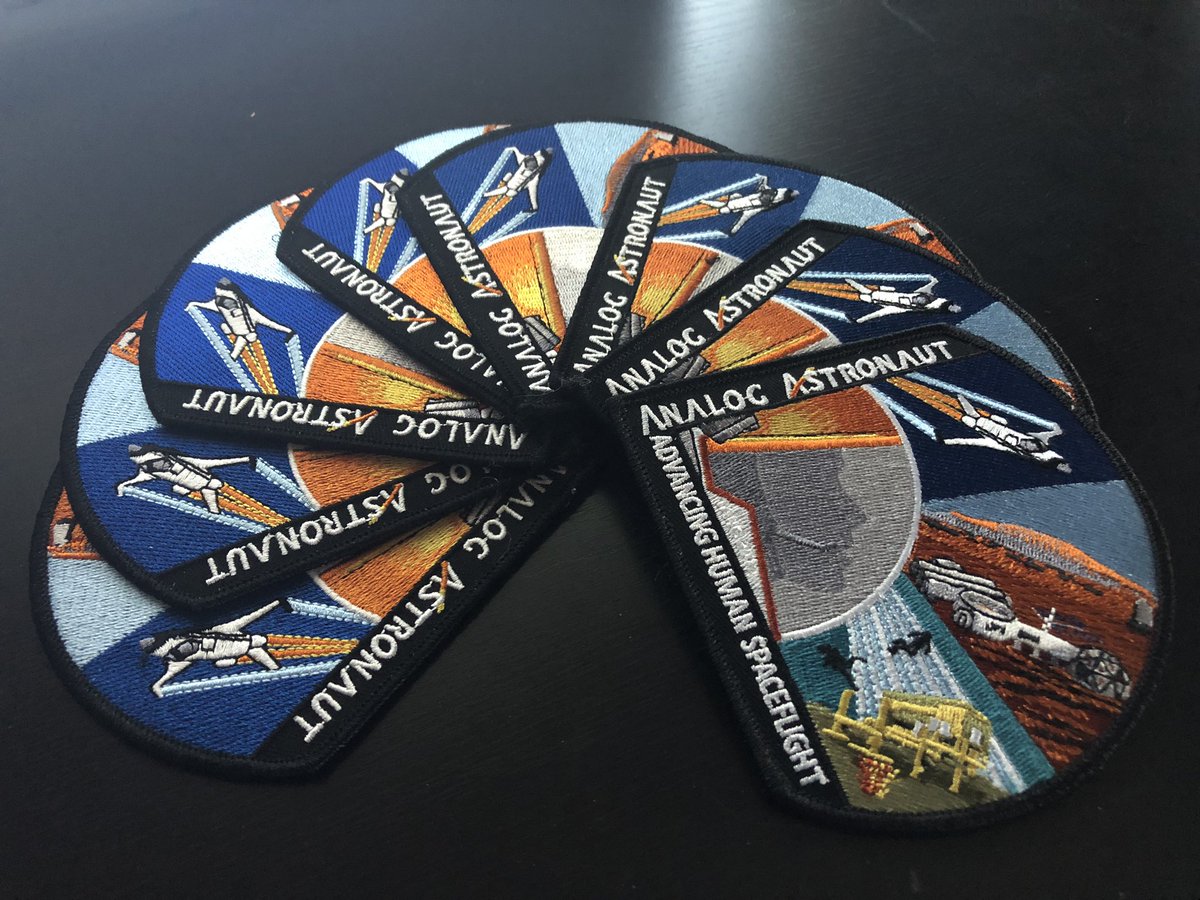 Sending out the first set of limited edition #AnalogAstronaut patches designed by @KSCartist. We are collecting stories from Analog Astronauts around the world &amp; we’ll be sharing their experiences with you. Stay tuned! #space #citizenscience #spaceexploration #spaceflighttraining