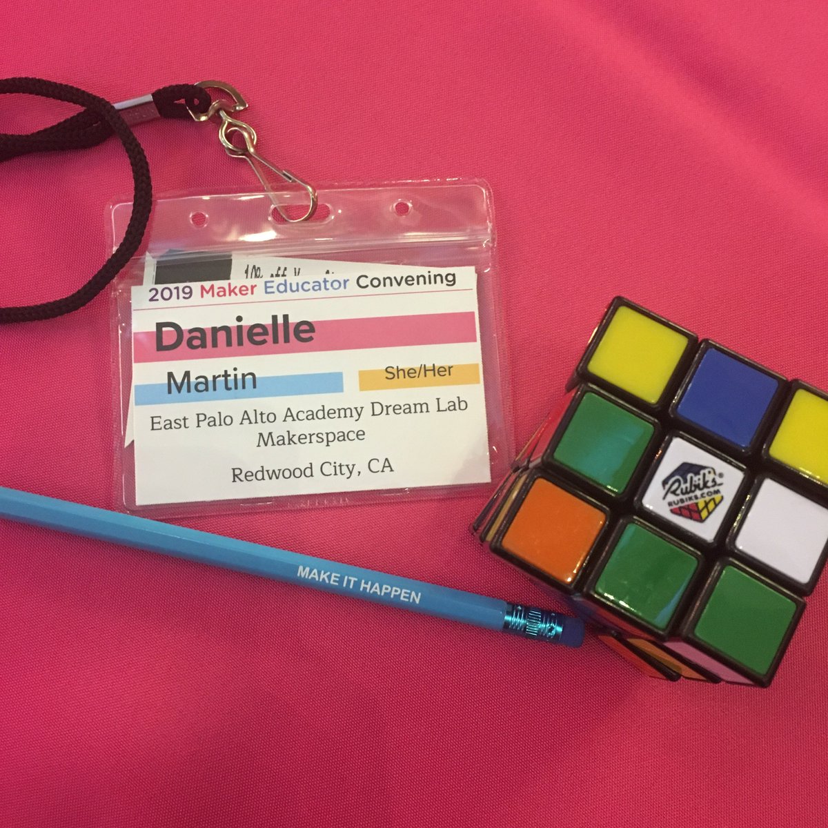 I'm Making It Happen...at the Maker Ed Convening makeredconvening2019.sched.com/event/UN5y/mak… <a href="/MakerEdOrg/">Maker Ed</a> #MakerEdConvening
