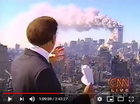 But the first words out of Aaron Brown’s mouth @ 0959 ET looking at WTC2 from 30 blocks away was "There has just been a huge explosion", "billowing smoke", "a cascade of sparks, and fire, and now this -- it looks almost like a mushroom cloud explosion"46/