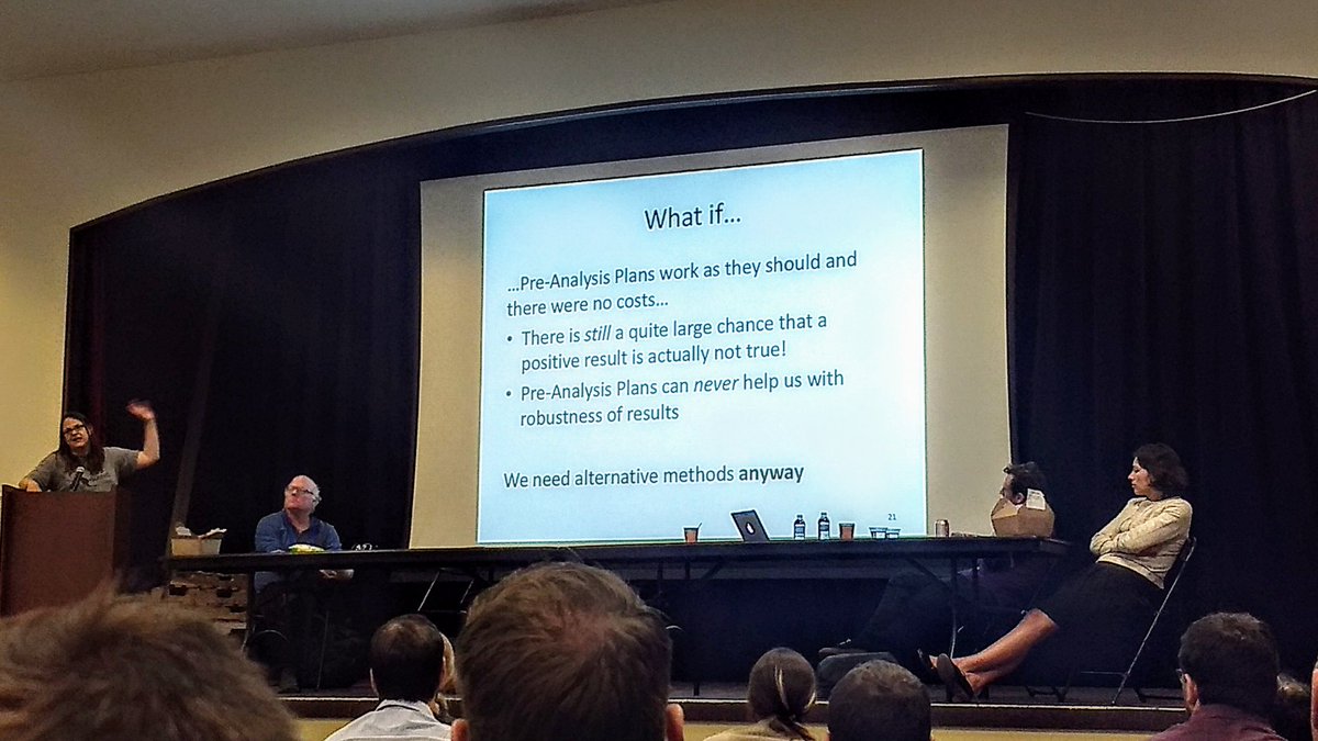 Sera Linardi On Twitter Muriel Niederle On The Drawbacks Of Preanalysis Plans Esa2019