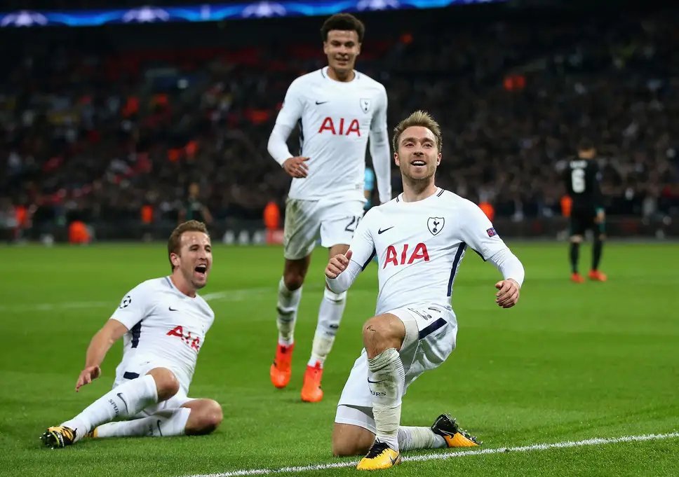3 Spurs 3-1 Real Madrid We secured qualification for the  @ChampionsLeague knockout phase with an outstanding display to beat the holders Real Madrid on a memorable night at Wembley. We made a powerful statement about our European aspirations.